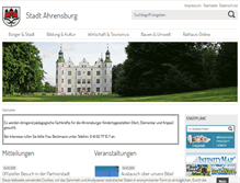 Tablet Screenshot of ahrensburg.de